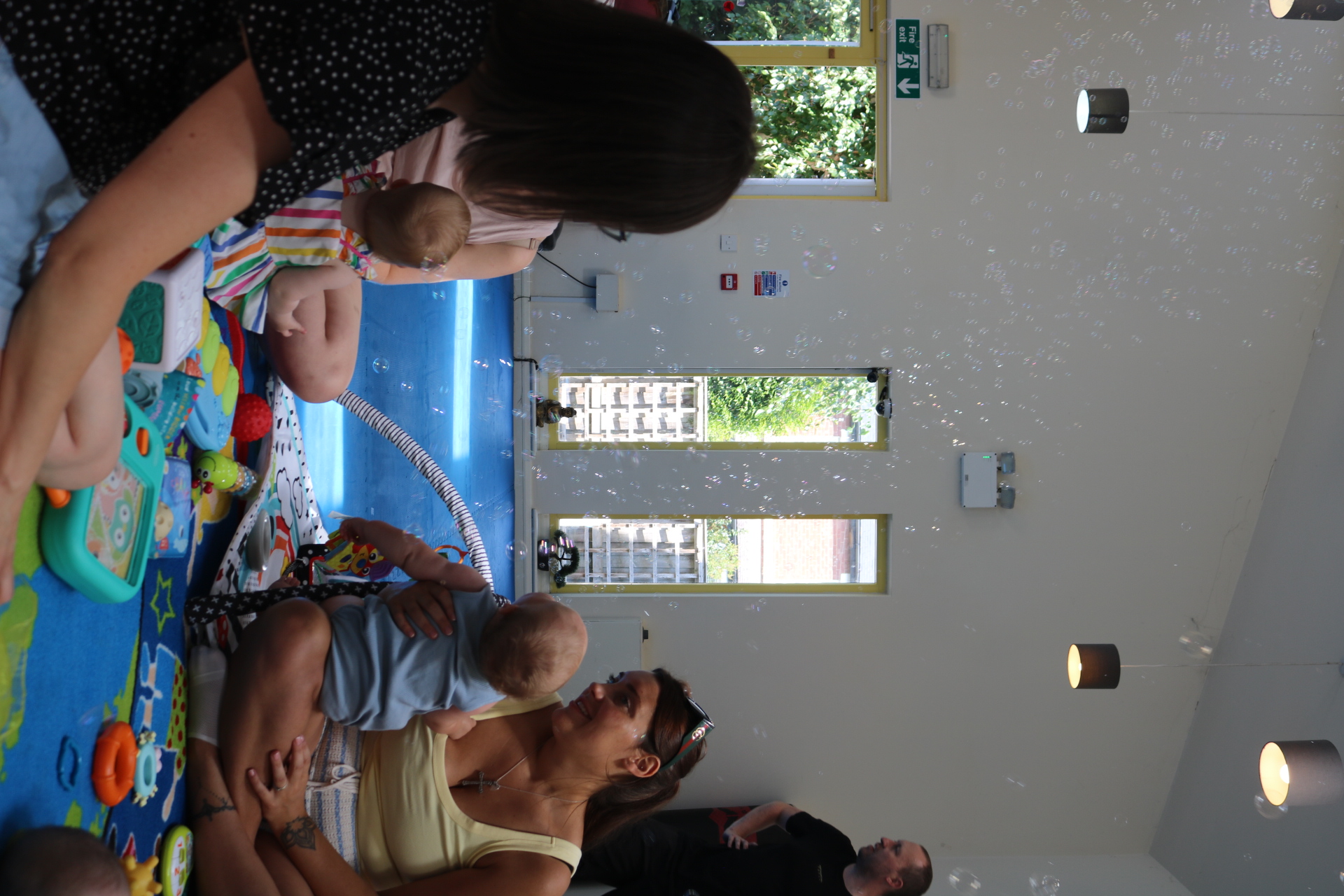 Families at a Bright Start baby workshop in Knaresborough